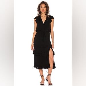 Revolve NWOT Paige Illyria Tier Midi Dress W/Split, Size: L, Minimalist